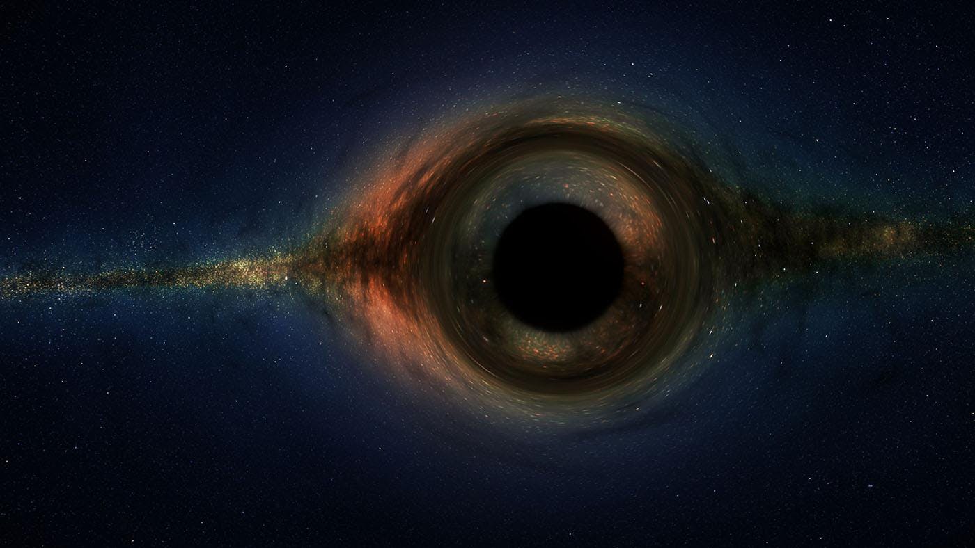 Black hole 3D visualization